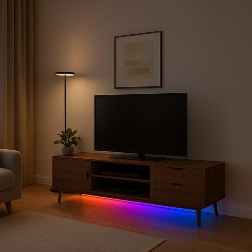 CALEX Smart LED Strip, 20 Meters, RGBIC Colours, Flexible & Cuttable, Dimmable, WiFi App & Voice Control, Includes Remote Control - Image 5