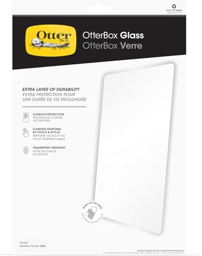 OtterBox Glass Screen Protector for iPad Pro 13-inch (M4 and M5), Flawless Touch Response, Fingerprint Resistant, Precision Fit, Vibrant Clarity - Thumbnail 4