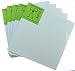 White 6mm thick Self-stick Adhesive 10" x 10" EVA High Density Foam Sheets (5 Pack) by Strong Back Crafts- cosplay costumes, Halloween supplies, scrapbooking