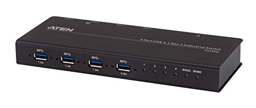 ATEN US3344I 4x4 USB 3.1 Gen.1 Switch Industrial Switch Black