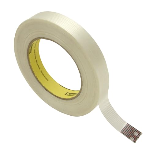 3M Scotch Filament Tape 898, Clear, 18 mm x 55 m, 6.6 mil