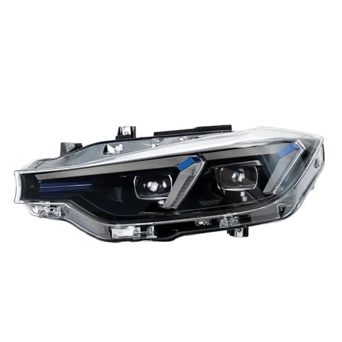 車側外部バックミラー 到着車のライト ために F30 LED 2013-2018 320i 325i DRL 自動車アクセサリーヘッドライトプロジェクターレンズ 外側ドアバックミラーアセンブリ(For Original Xenon)