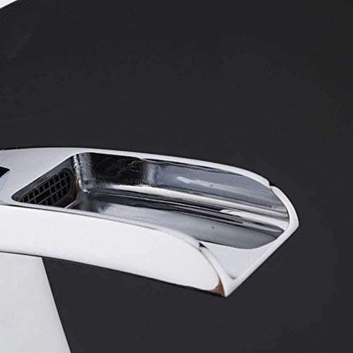Robinet de lavabo cascade en laiton finition haute brillance - 3