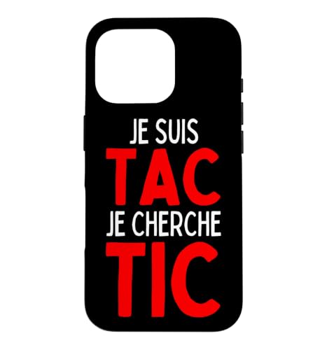 Je Suis TAC Je Cherche TIC�ADuo TIC�ATAC �t�@�j�[�t�@���V�[�h���X�R�X�`���[�� �X�}�z�P�[�X iPhone 16 Pro �p