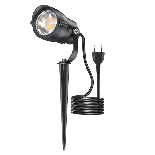 12 W Gartenbeleuchtung 1320 lm, Wasserdichte Led Gartenstrahler mit...