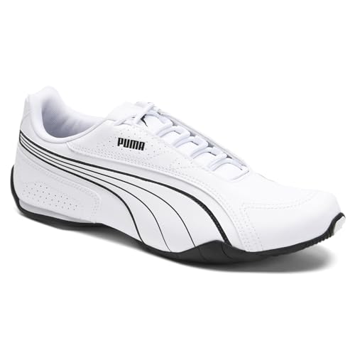 PUMA Mens Redon Bungee Lace Up Sneakers Shoes Casual - White3