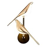 gazechimp Nordic Bird Wall Lamp, Wall Mount Fixture Bird Wall Sconces ing Modern Acrylic for Living Room Bedroom Decor, 28x12x38cm