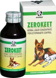 Ayurvet Zerokeet Ectoparasite Control for Dog ? 100 ml