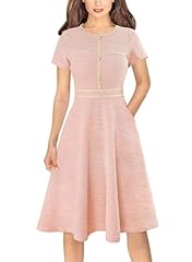 Pink Tweed With Beige Tweed Trim