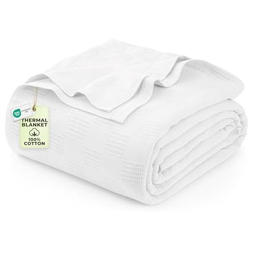 Utopia Bedding 100% Cotton Blanket (King Size - 90x108 Inches) 350GSM Lightweight Thermal Blanket, Soft Breathable Blanket for All Seasons (White)
