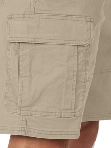 Image of AVANOVA Men's Cargo Shorts with Elastic Waist - Lightweight Cotton Casual Summer Shorts for Gym, Travel & Outdoor Wear | Multi-Pocket Comfy Fit Dailywear Bottoms ((Shorts 264)