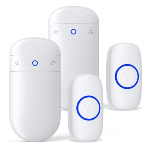 SECRUI Wireless Doorbell with Long Range Cover