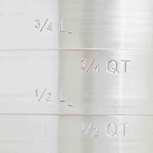 Winco Aluminum 1 Quart Winware Measure #TOP5