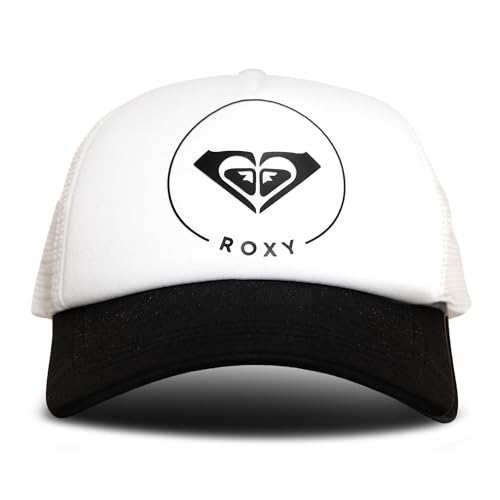 Roxy Womens Truckin Trucker Hat Adjustable Summer Cap Lightweight and Breathable with Mesh Back Cloud Dancer