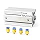TAILONZ PNEUMATIC 20mm Bohrung 50mm Hub Pneumatik-Kleinstzylinder Aluminium Pneumatik-Druckluft-Zylinder SDA20-50