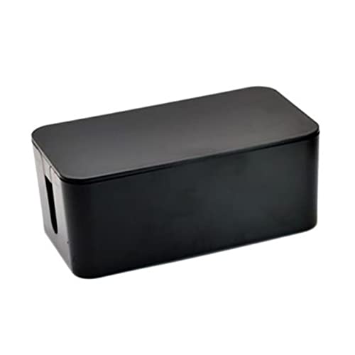 CHICAMPERA Boîte De Rangement pour Cordon d'alimentation 9.25X4.53X4.84 Pouces Organisateur De Fil Résistant Aux Rayures Cache Câbles pour Bureau Et Maison