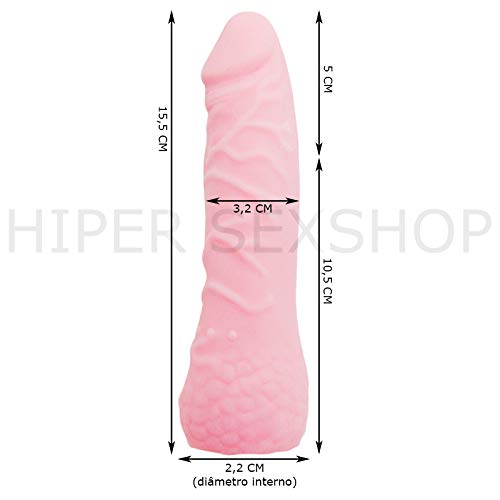 Capa Peniana Oca Big Man III em Cyberskin 15,5 cm x 3,2 cm