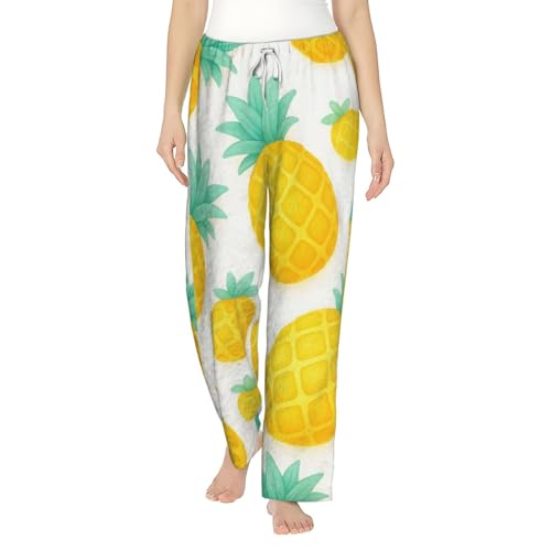 Pantalon confortable en flanelle pour femme, pyjama polaire d'été léger