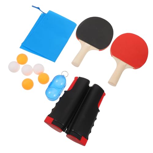 GAROZATION 伸縮式卓球ネット クランプ付 安定設計 軽量ポータブル 卓球ラケット ボール 室内外対応 多機能テレスコピックネット 簡単設置 収納