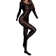 HTRUIYATY Damen Bodystocking Strumpfhose GläNzend Full Body Stockings Nylon Catsuit GanzköRper Strumpfhosen