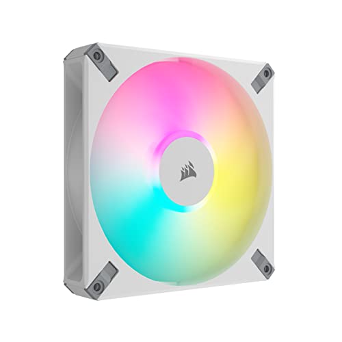Corsair iCUE AF140 RGB ELITE de 140 mm Ventilador PWM - Ocho LED RGB - Tecnología AirGuide -...