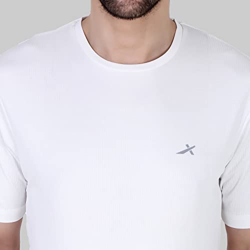 Vector X OMT-168 Men's Polyester Half Sleeve Round Neck T-Shirt