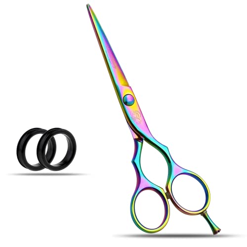 Wishbeauty Professional Hairdressing Scissors, 5.5 inch Hair Scissors for Women & Men, Barber Scissors for Hair Cutting