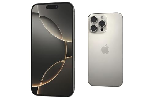 Image of Apple iPhone 16 Pro Max, US Version, 1TB, Natural Titanium - Unlocked (Renewed)