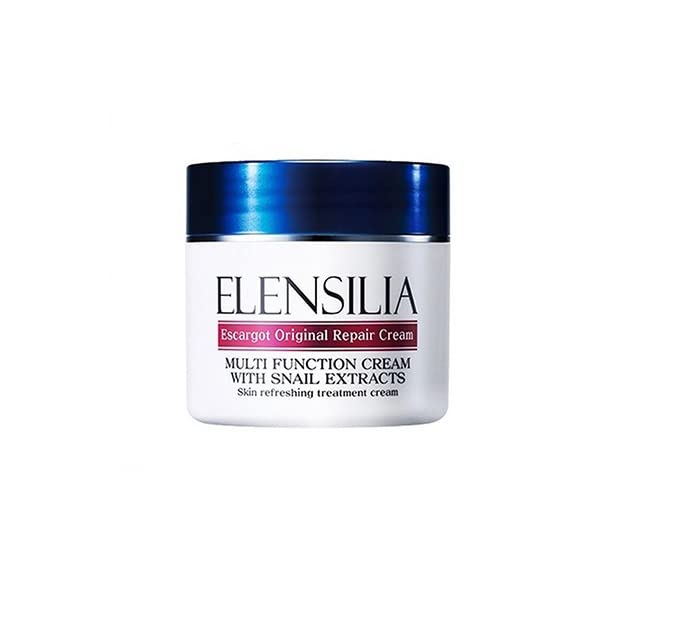Korean Cosmetics Elensilia Escargot Original Repair Cream with Snail Extracts 50g+Escargot seaweed soap