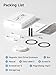 Hagibis Magnetic M.2 2230 NVMe SSD Enclosure with Magsafe for iPhone 17 16 15 Pro Max ProRes, 10Gbps USB C to NVMe Adapter, 100W PD, USB C, External SSD Case for MacBook, iPad Pro(MC100 Pro White)