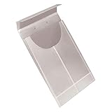 Smead Poly File Retention Jacket, 3/4' Expansion, Letter/Legal, Clear, 24 per Box (68191)