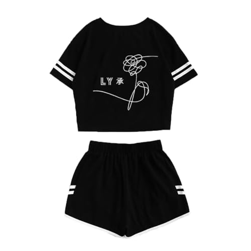 Felix Hyunjin Lee Know Support Album Shirt + Shorts Sets Bangchan Changbin Han I.N Seungmin Tee Merch T-Shirt Suit