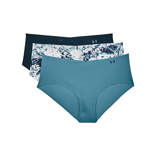 Image of Under Armour Women's Deprecated-3-pack Pure Stretch No Show Hipster Underwear, All-day Comfort Fit & Ultra-soft