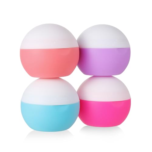 Image of Depoza 3Oz Travel Size Toiletries, Silicone Cream Jars TSA Approved With Leak-Proof Box for Cosmetic, Face Body, Hand Cream (Style 1)