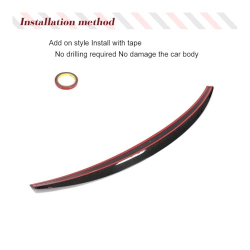 Aileron en carbone véritable pour Audi S4 B8.5 : l'excellence du style course