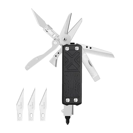 NexTool E1 Pocket Tool, Taschenmesser 10 Funktionen Camping Zubehör Klappmesser, Handwerks Messer, Dual Purpose Screwdriver, Pocket Knife Gifts for Men, EDC Einhandmesser