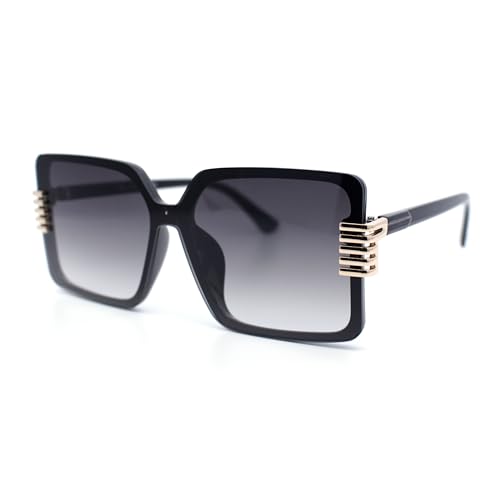 SA106 Womens Oversized Rimless Butterfly Rich Luxury Designer Fashion Plastic Sunglasses4