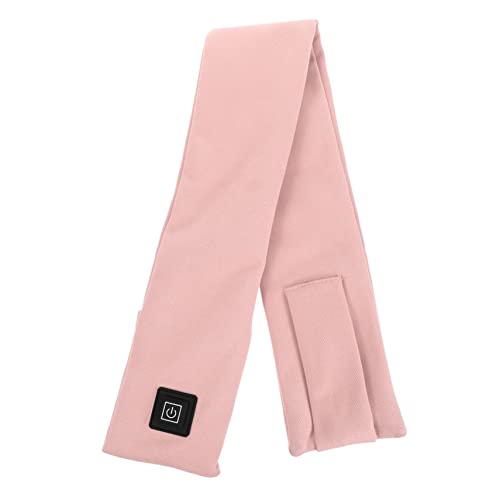 Écharpe chauffante rose en laine douce et tissu confortable pour l'hiver