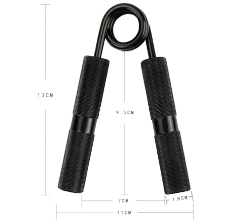Image of Heavy Duty Hand Gripper, 150 lbs Resistance, Black Metal Spring, Non-Slip Knurled Grip, Forearm Strength Training Hand gripper for home workout