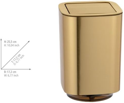 Wenko Auron Kosz na Śmieci, Złoty, 5,5l