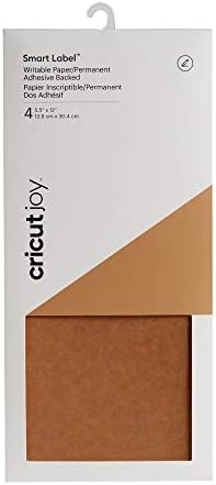 Cricut Joy Smart Label Writable Paper - Craft Paper - 5.5" x 12" - DIY Label Making for Home Organization, Wedding Labels, Address Labels