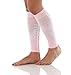 Mojo Graduated Compression Calf Sleeves for Men and Women - Helps Shin Splints, Best Leg Sleeves for Running (Medium, Pink)