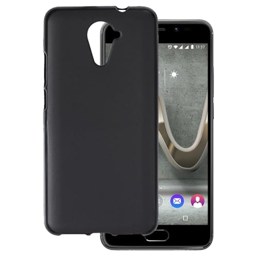 OAGELIM Coque Compatible avec Wiko U Feel Prime Case Antichoc en TPU Souple et Flexible avec Protection Contre Les Rayures et Résistance aux Chutes (Noir)