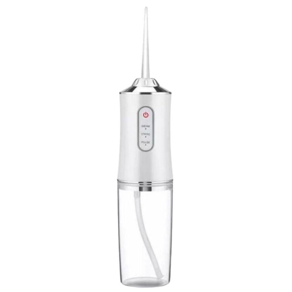 Irrigador Dental Oral Recarregável 220ml para Higiene Limpeza Bucal Portátil Limpador de