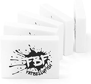 Fat Belly Fish - Pencil Erasers - Large Jumbo Rubbers - Pack of 5