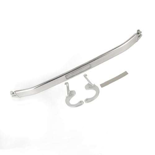 Yctze Barra Puntone Anteriore Superiore Barra Puntone Argento per EG EK 92 00 Del Sol 93 97 Integra DC2 94 02 Barra Puntone in Alluminio Asta di Supporto Anteriore (Silver)