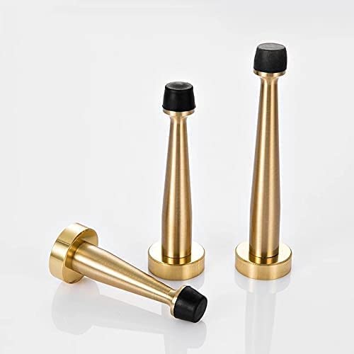 Türstopper, Robuster Türstopper aus Messing zur Boden- und Wandmontage, geeignet for Badezimmertüren(120mm)