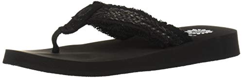 Yellow Box Women's Fianni Sandal, Black, 8 M Us #TOP13