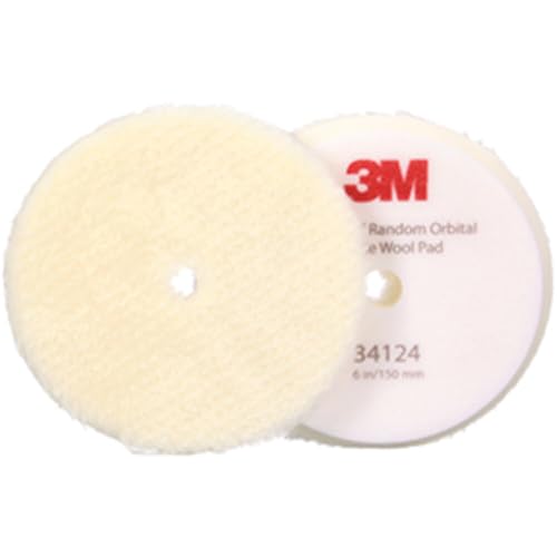 3M Perfect-It Random Orbital Coarse Wool Compounding Pad, 34124 - image 1