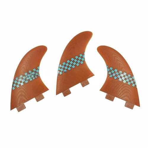 Aileron de surf orange en poisson avec pont en treillis pour gouvernail